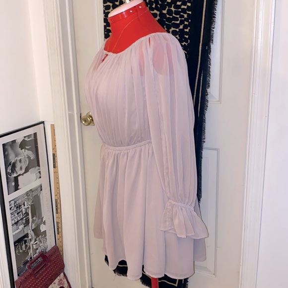 ASOS DESIGN Off Shoulder Romper With Cut Out Detail - Picture 7 of 12